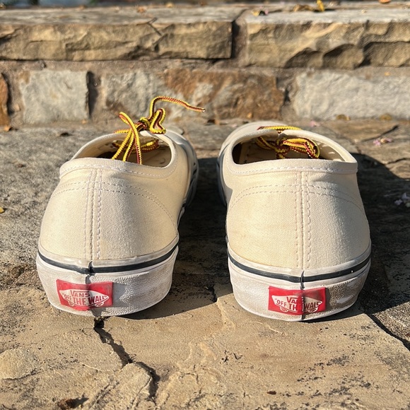 Vans Authentic Off White Shoes "Off the Wall" - Picture 6 of 7